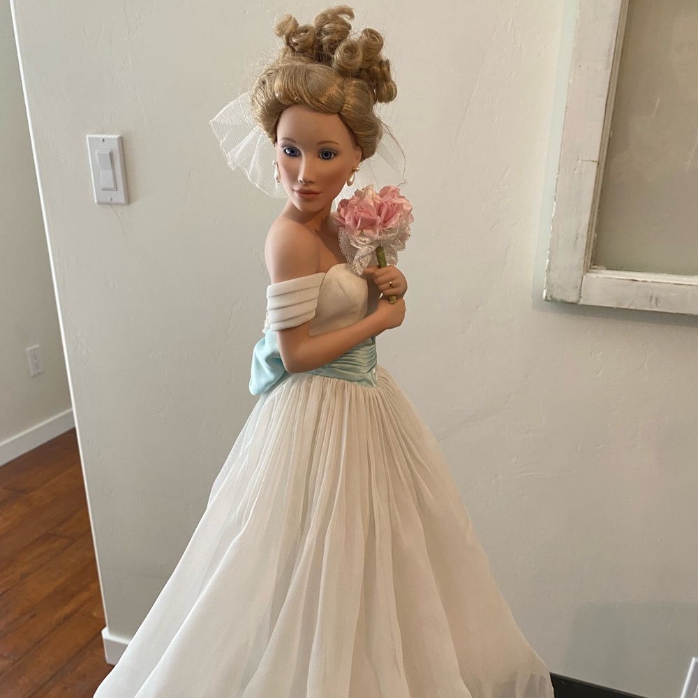 Porcelain Bridal Doll